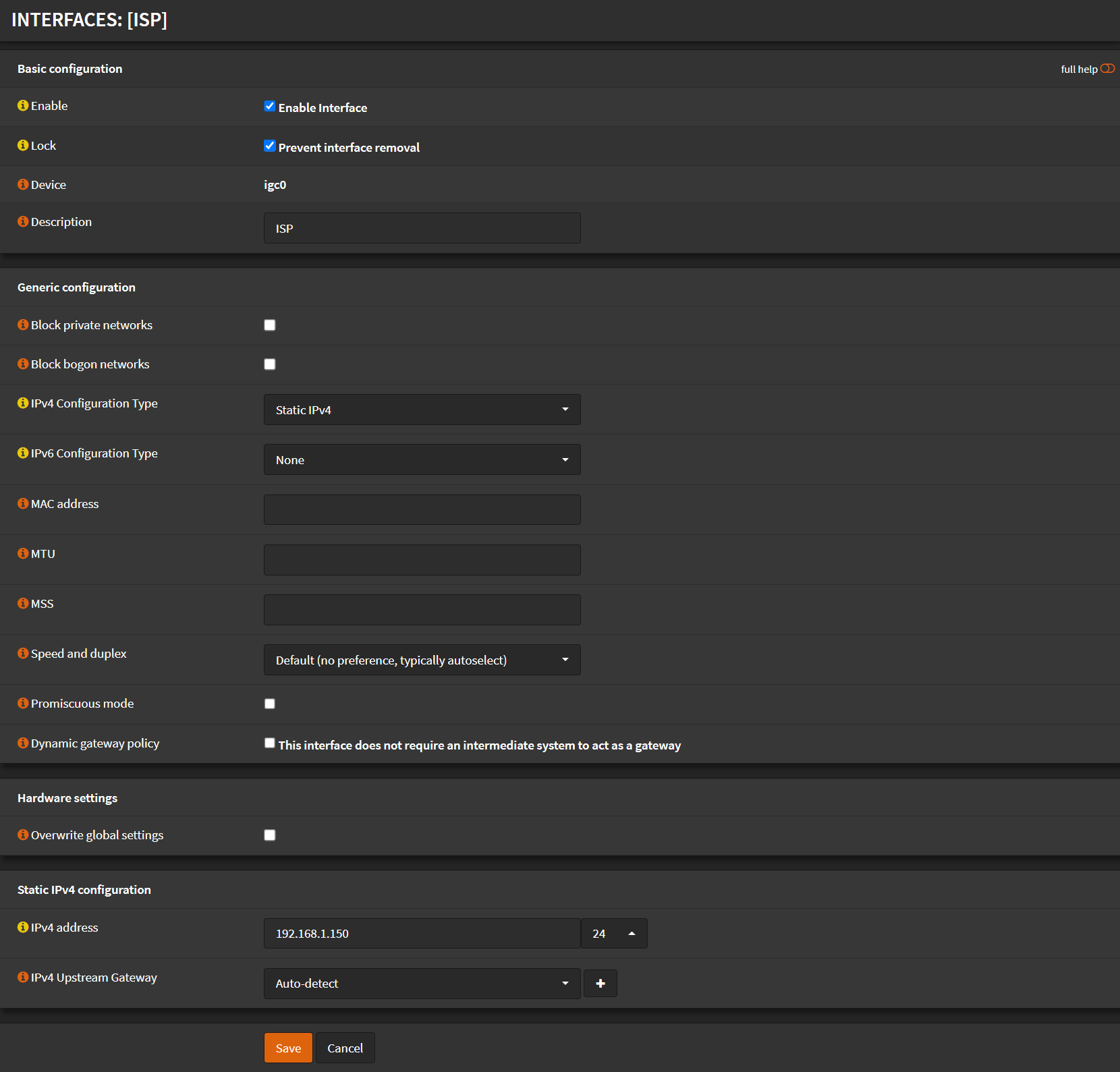 modem-interface-config